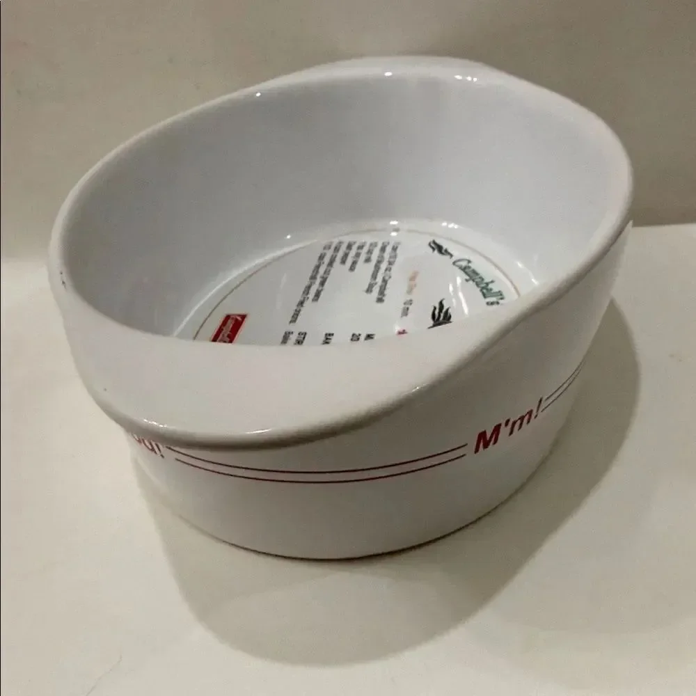 Campbell's 2009 White Green Bean Recipe Casserole Dish Bake Serve 9 3/4 In X 7